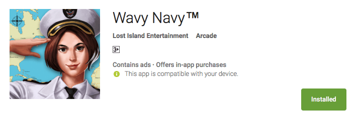 Game Promotion : Wavy Navy